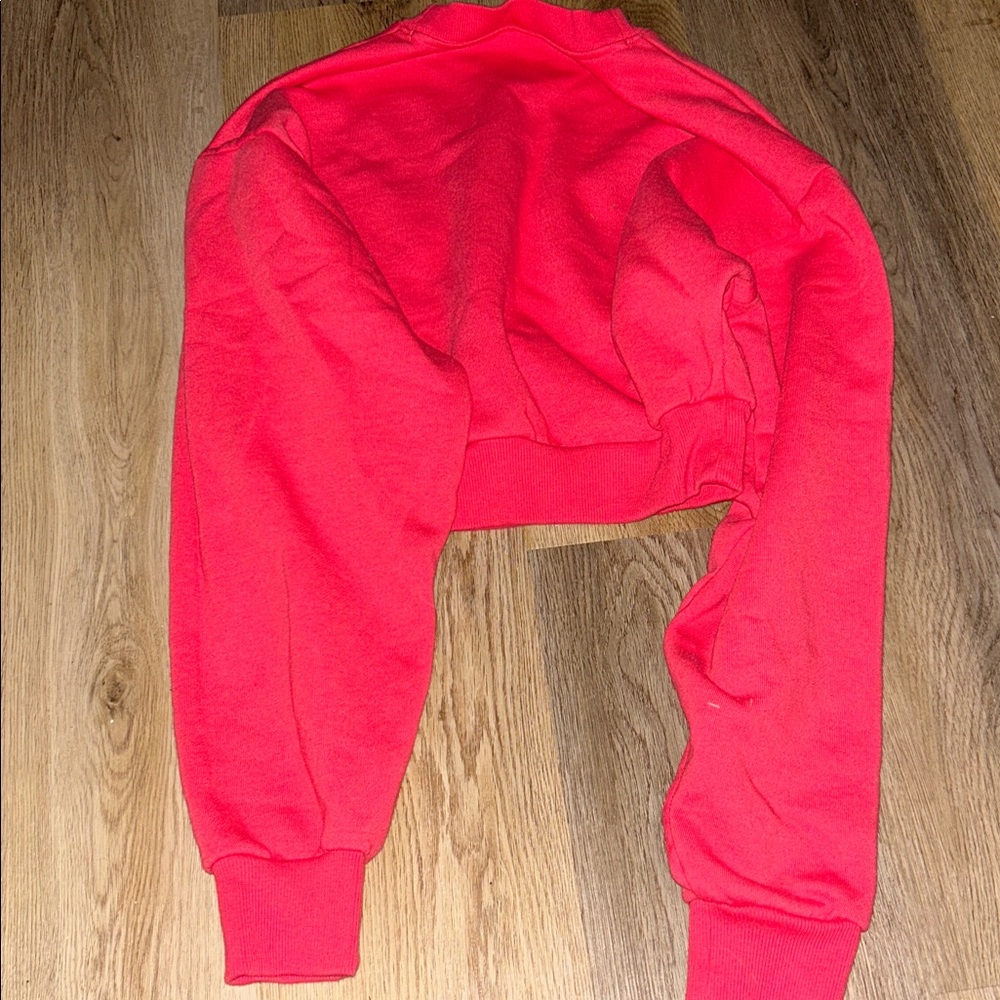 ALO Yoga Women's pink Cropped Sweater - Picture 4 of 4